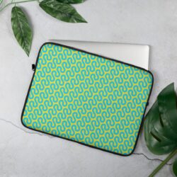 Green Wave Laptop Sleeve
