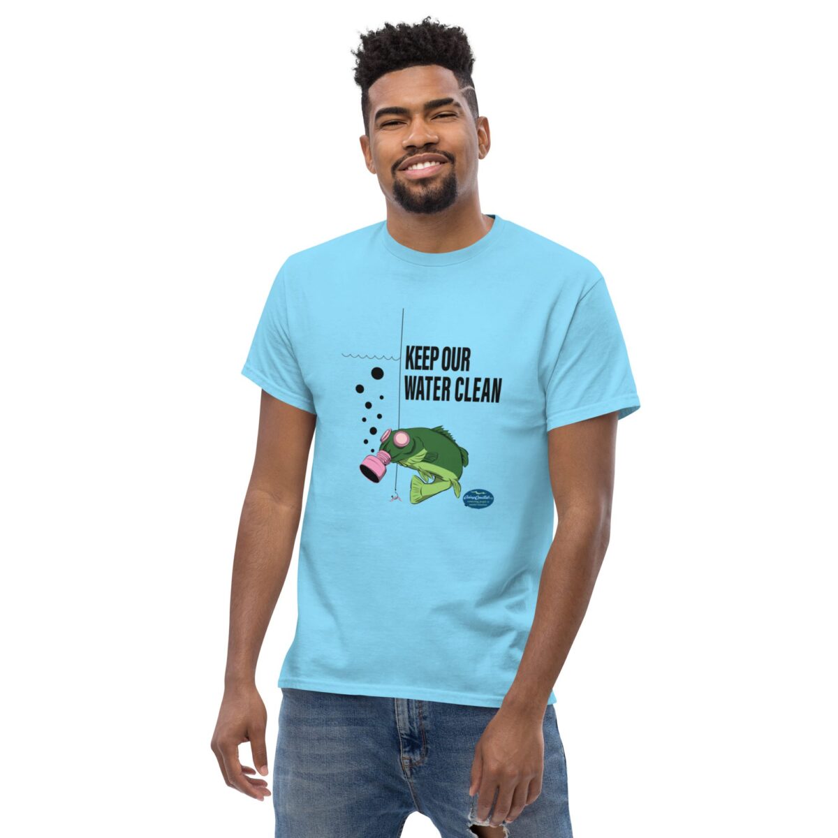 Keep Our Water Clean Men's classic tee - Image 6