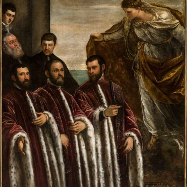 Tintoretto - Santa Justina and the Treasurers